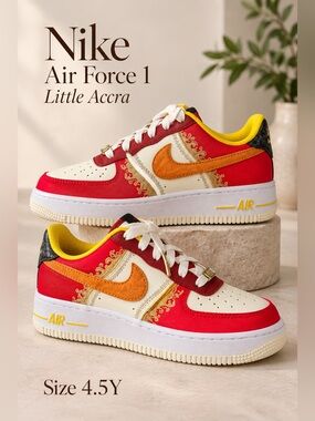 Nike Air Force 1 ’07 Premium Little Accra Sneakers 4.5Y DV2230-600
